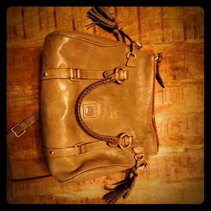 DB Olive Green Florentine Mini Satchel